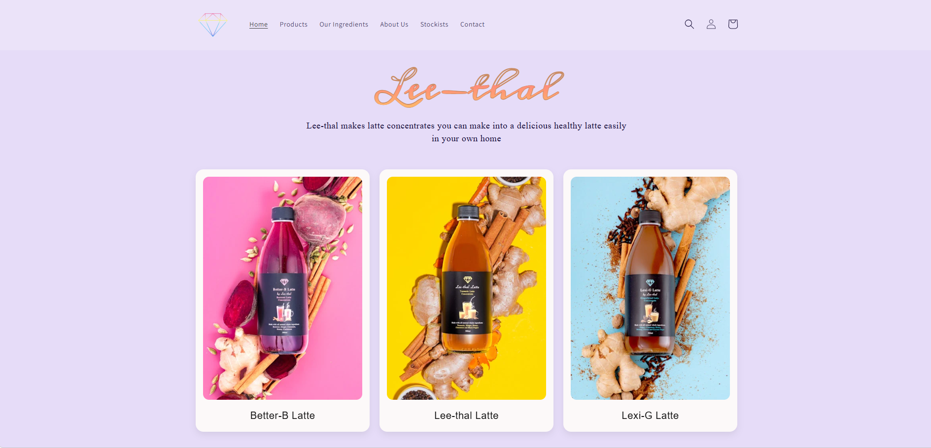 Lee-thal Latte project screenshot